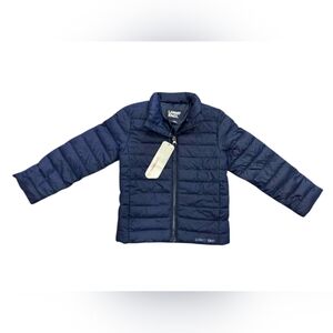 Lands End NWT Thin Puffer Jacket Primaloft Blue Size XXS 2-3